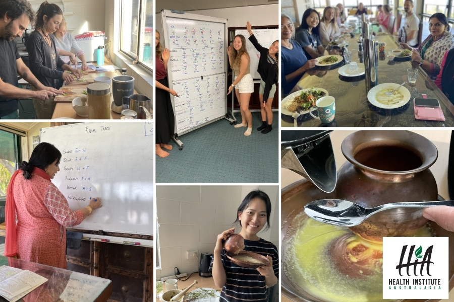 diploma of ayurvedic lifestyle consultation students at health institute australasia